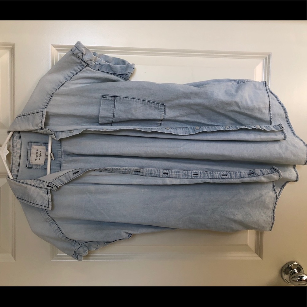 OVERSIZED JEAN SHIRT